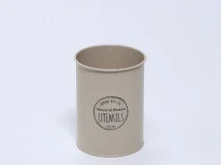 PORTAUTENSILIOS ACERO BEIGE