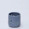 PORTAVELAS COPO NIEVE B AZUL Ø8CM