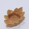 PORTAVELAS HOJA OCRE