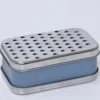 RALLADOR C/BANDEJA INOX AZUL