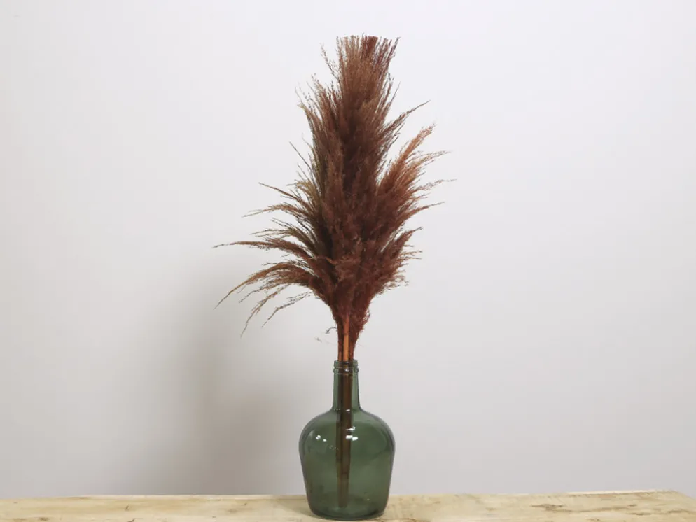 RAMA PLUMAS NARANJA 90CM