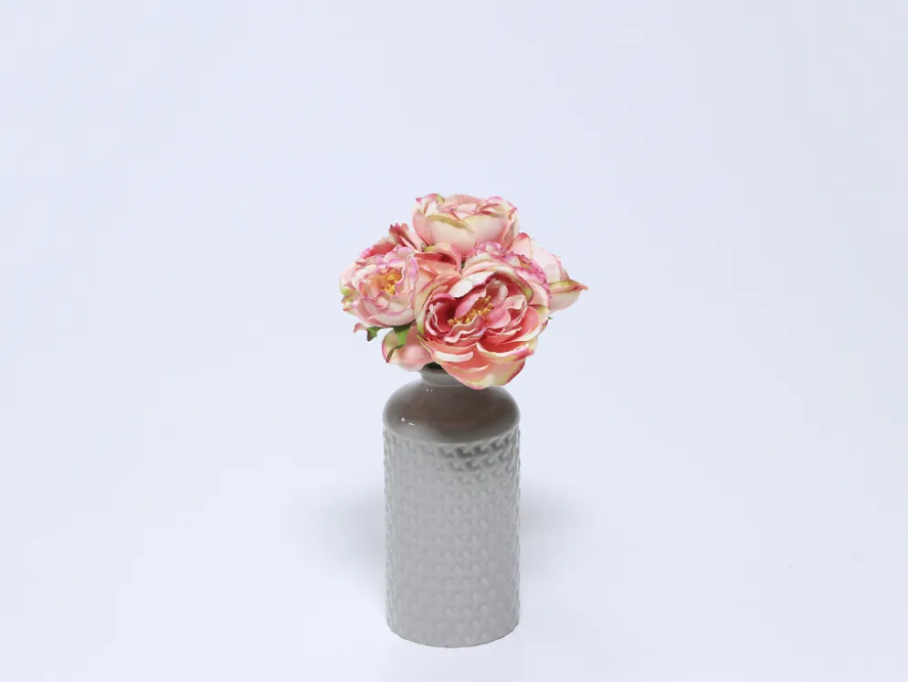 RAMO RANUNCULO X7 ROSA 27CM