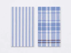 SET 2 PAÑOS COCINA NAF NAF AZUL 40X60