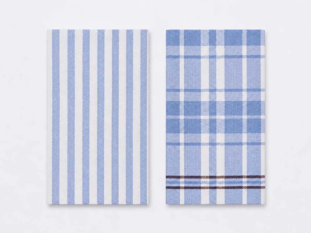 SET 2 PAÑOS COCINA NAF NAF AZUL 40X60