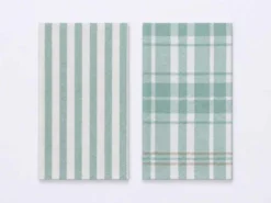 SET 2 PAÑOS COCINA NAF NAF VERDE 40X60