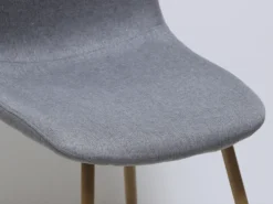 SILLA TELA GRIS CLARO OSLO