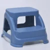 TABURETE 2 PELDAÑOS AZUL 43X38X28CM