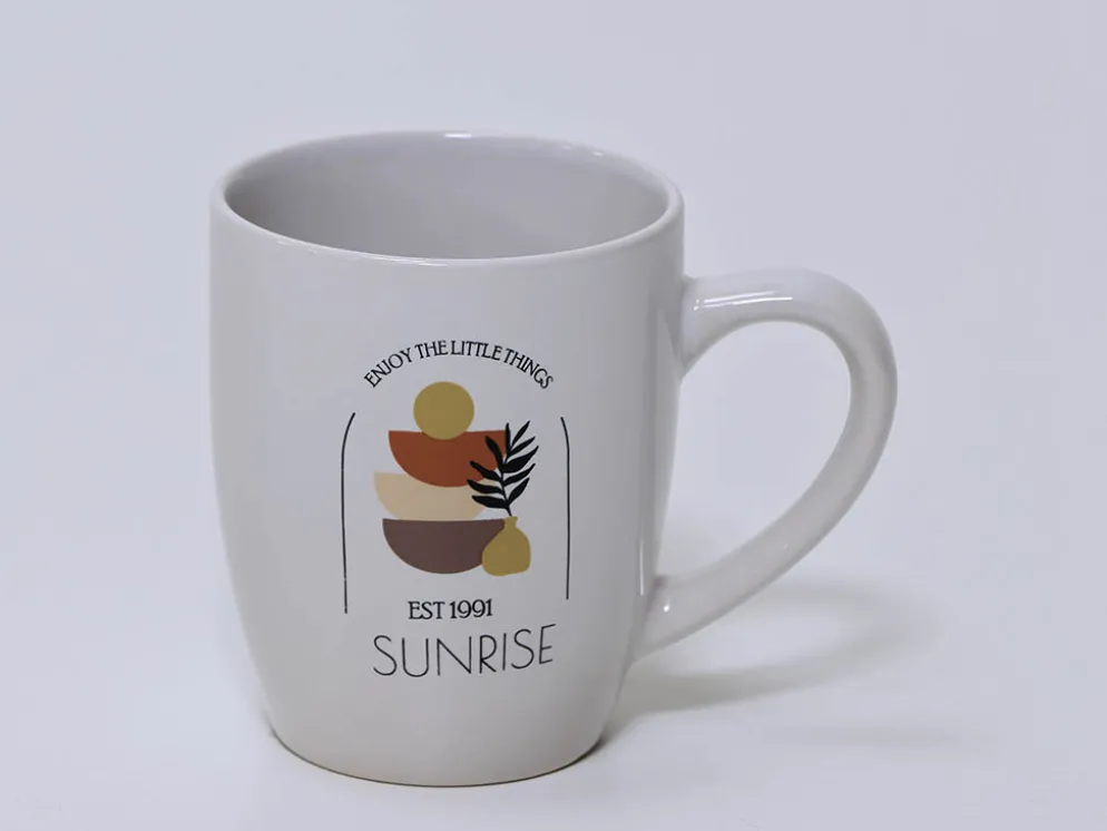 TAZA PORCELANA SUNRISE 350 ML