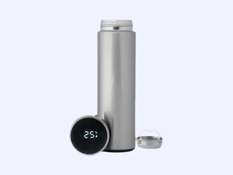 TERMO TERMOMETRO DIGITAL ACERO 450ML