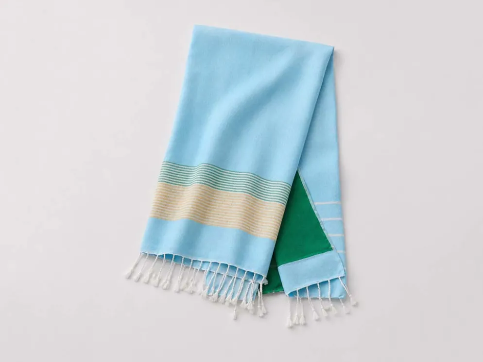 TOALLA PAREO P104 TURQUESA 95X175
