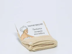 TURBANTE DUCHA CREMA STRIPES
