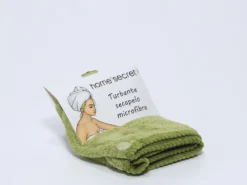 TURBANTE DUCHA VERDE STRIPES