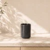 VASO CERAMICA BAÑO NEGRO