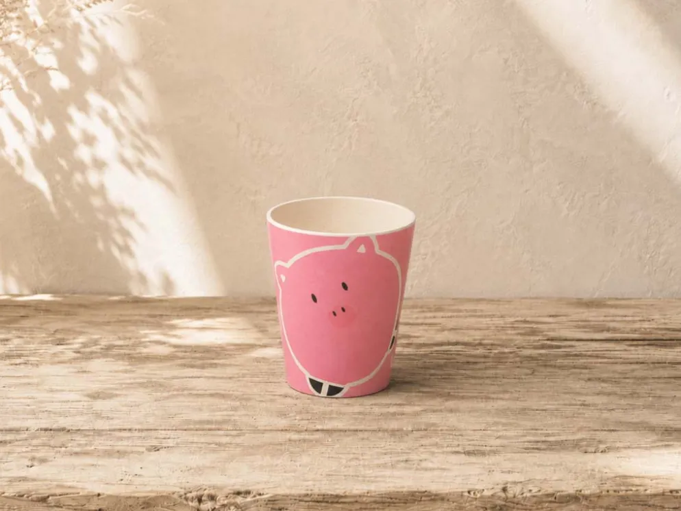 VASO INFANTIL MELAMINA CERDO