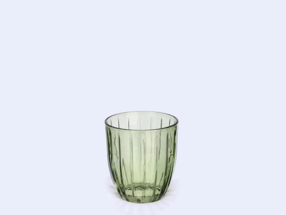VASO RAYAS 300ML VERDE