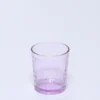VASO VIDRIO RAYAS 360ML LILA