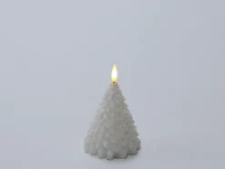 VELA LED ABETO NATURAL 11CM
