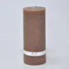 VELA MARRON 7X17CM