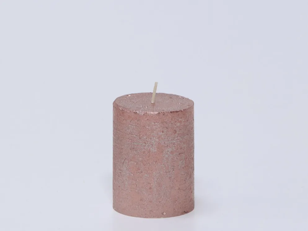 VELA ROSADA Ø6X8CM